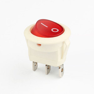 Fabrika kaynağı 6A 250V AC yuvarlak 3pin 6 Pin T85 2 Pin Rocker anahtarı - Product Image 5