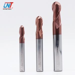 UNT 2 flüt katı hızlı kaplan karbür topu burun end freze aracı kesici - Product Image 4