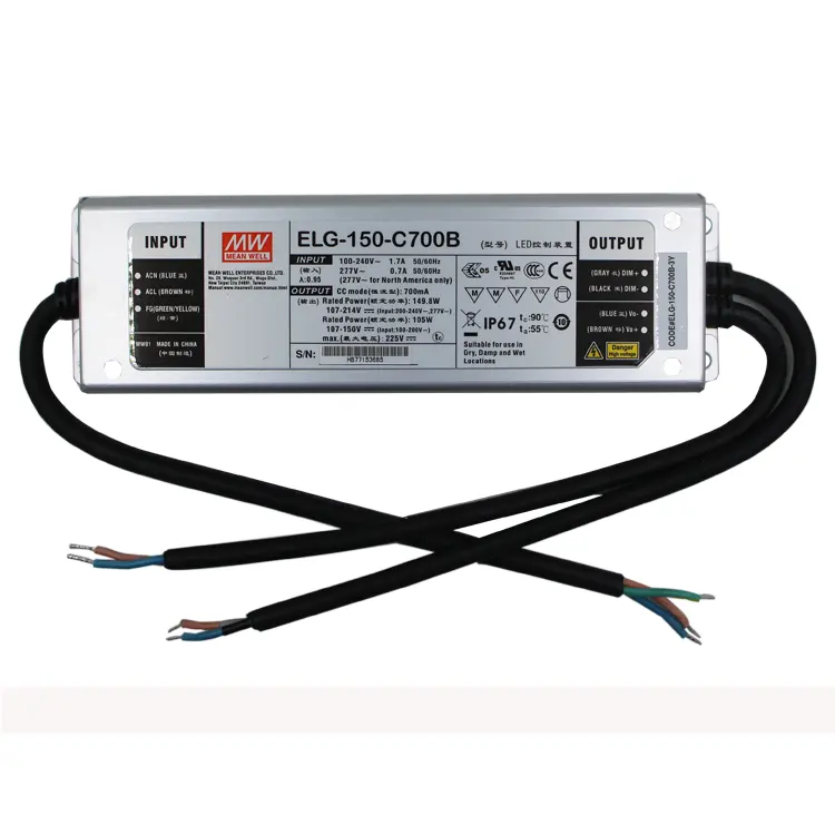 Mean Goed ELG-100-C700B 100 W Constante Stroom Dimbare LED Driver 700mA