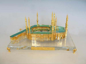 Isalmic Masjid Nabawi or <strong>the</strong> Mosque of <strong>the</strong> <strong>Prophet</strong> in Crystal Building Crystal Building Model - Product Image 2
