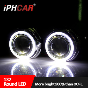 High Brightness IPHCAR <strong>3</strong> Inch Mask for Projector Lens 100mm White/Blue/<strong>Red</strong> DRL Ring Shroud <strong>LED</strong> Angel Eye Mask - Product Image 6
