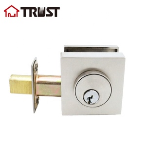 TIN TƯỞNG 4381-S-SN Xi Lanh Đơn Quảng Trường Rose Chốt Cửa Với SC Key Satin Nickel Kết Thúc - Product Image 4