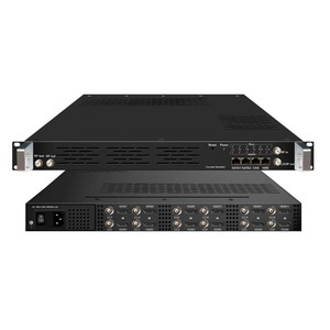 12 Sintonizador HDMI CC/ATSC para Remux MPEG2 H.264 MPEG4 a 16 Multiplexing/Scrambling DVB-C DVB-T ISDB T Codificador Modulador - Product Image 1