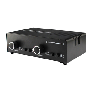 <strong>2</strong> Channel a B Speaker Selector Dual <strong>Audio</strong> <strong>Switch</strong> With Volume Controls for Multi Channel Amplifier Speaker Home Theater - Product Image 2