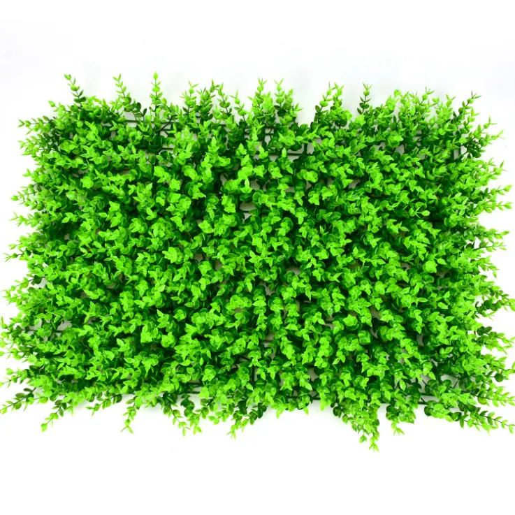 Hot-selling PVC Pianta Artificiale Giardino Verticale Parete Verde Siepe Artificiale