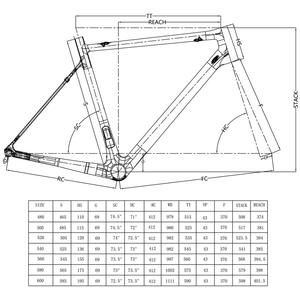 DENGFU 28C Lastik OEM Karbon Yol Bisikleti Frameset disk fren Yarış bisiklet şasisi  - Product Image 6
