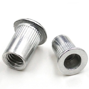 Phẳng Mặt Bích Đầu Đinh Tán Khía Nuts Răng Cưa Open End Đinh Tán Nuts Bollhoff Rivnut Threaded Chèn 1/4-20 - Product Image 5