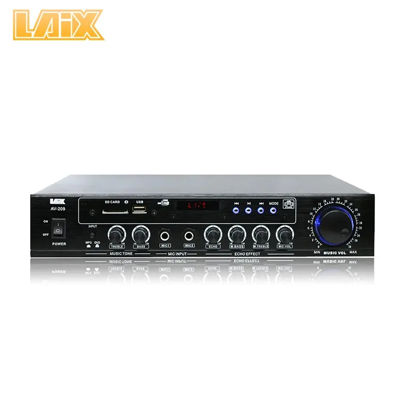 Laix Penguat LX-209, Ic Gitar Listrik untuk Amplifier Suara Instrumentasi 2 Saluran Stereo Rumah Phono Mixer Terintegrasi