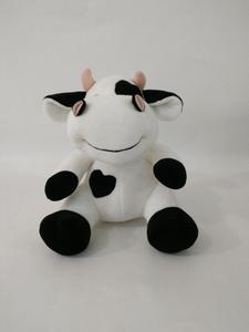 黒と白の座っている立っている横になっている牛のぬいぐるみ赤と白の色の牛のぬいぐるみ