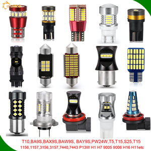 Can Bus Canbus หลอดไฟ Led ขนาดเล็ก,บัสสำหรับรถยนต์ T10 W5w S25 1156 1157 3156 3157 7440 7443สีขาวสีเหลืองสีฟ้า - Product Image 3