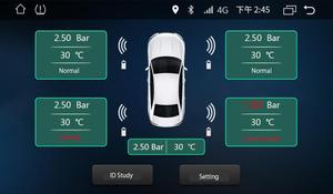 ระบบตรวจสอบแรงดันลมยางไร้สายระบบนำทางดิจิทัลระบบ USB <span class=keywords><strong>Tpms</strong></span> สำหรับระบบนำทางแอนดรอยด์ - Product Image 5