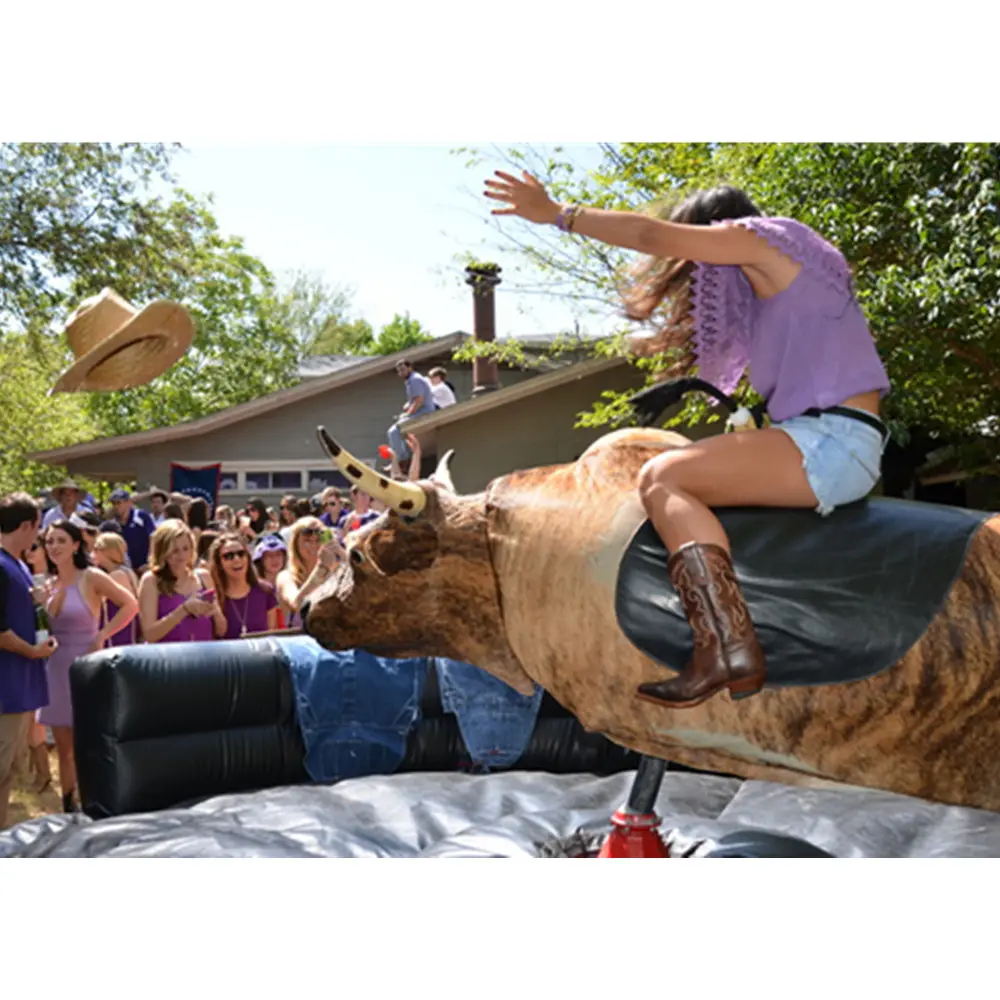 Crazy Bull Giro In Macchina, Bull Riding Macchina Per La Vendita, Vendita Calda Gonfiabile Toro Meccanico