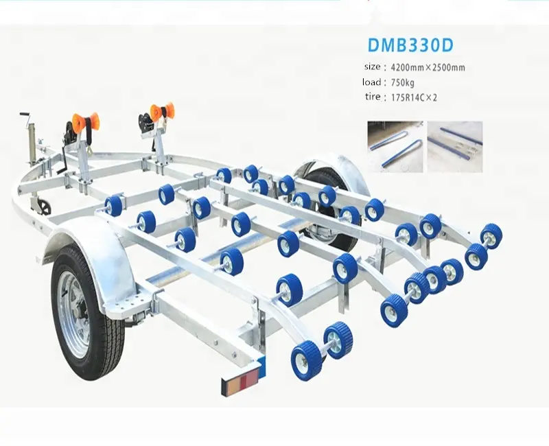 simple cheap price boat trailer 750 kg trailer for boat