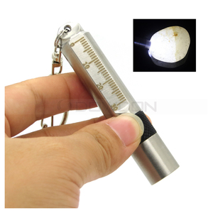 Mini <span class=keywords><strong>LED</strong></span> el feneri UV Torch için kayalar mineraller taş cetvel ile