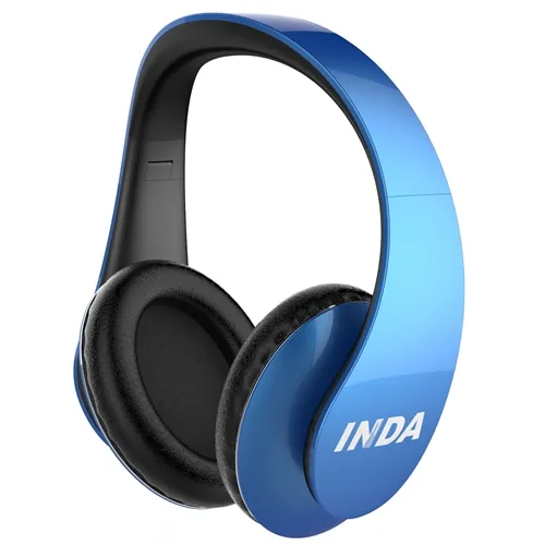 Fones de ouvido bluetooth sobre a orelha, hi-fi estéreo wireless, fone de ouvido dobrável com microfone embutido e modo com fio para pc/celulares