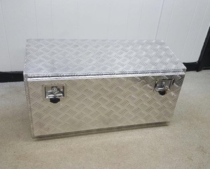 OEM定制铝制皮卡工具箱行李箱床工具箱带锁车底拖车储物定制尺寸金属工具箱 - Product Image 2