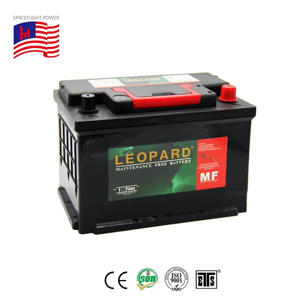 57531 Din 75 12v mf specifiche auto batteria di automobile di 12V75Ah auto batteria