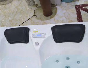 供应商亚克力按摩便宜独立式按摩浴缸按摩热水浴缸排水器中国深圳白色水疗按摩1套 - Product Image 6