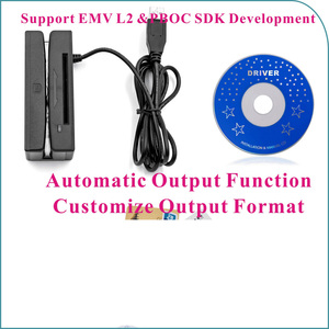 טוב באיכות ZCS100- IC 2 ב 1 פס מגנטי קורא + קשר IC שבב כרטיס קורא סופר