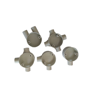 China Manufacture Upvc Connectors Joints Tee Three <strong>Way</strong> Box <strong>PVC</strong> Pipe Fittings
