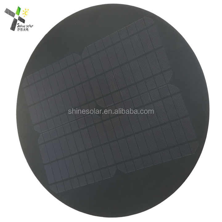 Mini panneau solaire circulaire en PET, fait sur mesure, 5w, 10w, 20w, livraison gratuite
