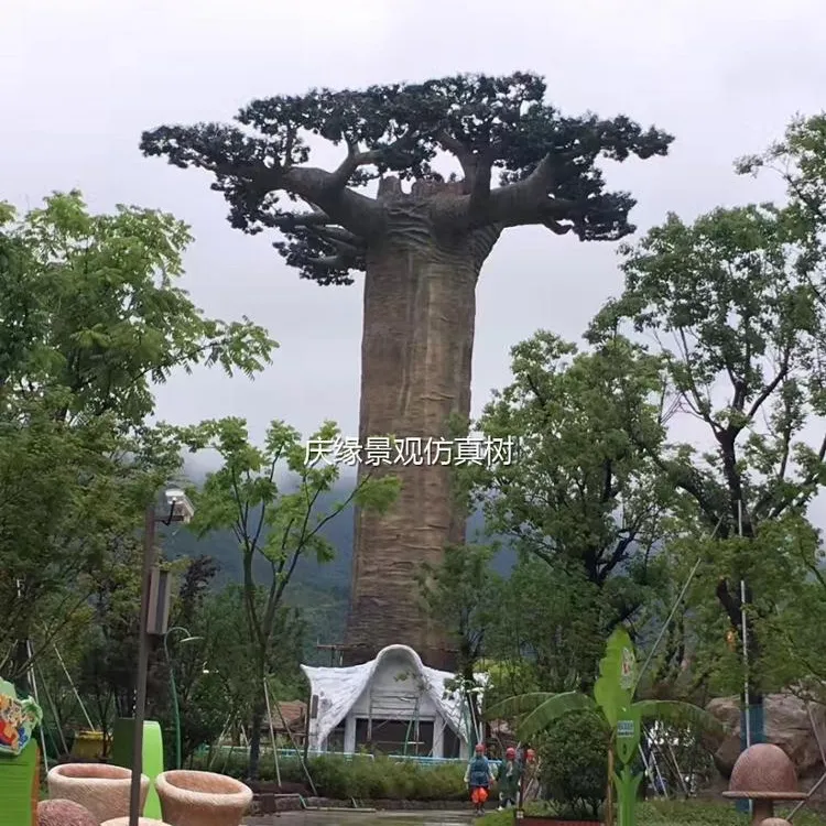 Haute simulation chine grand ornementale extérieure baobabs à vendre