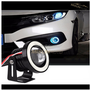 ไฟตัดหมอกโปรเจคเตอร์ LED 10W 20W 2.5นิ้วแบบ COB LED Halo Angel Eyes สำหรับรถยนต์รถบรรทุก SUV - Product Image 2