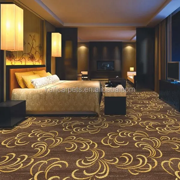 Tapis de sol d'hôtel 5 étoiles, personnalisé, pour couloir de luxe, pour hôtel