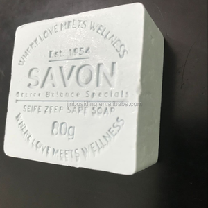 Wholesale Premium Quality Personalized Naturally Scented Light Blue and Green Eco-Friendly Marseille <strong>Soap</strong> for Bathrooms - Product Image 3