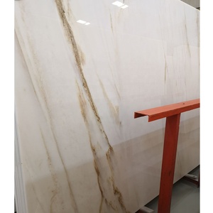 Best Price Floor Tiles Slab Calacatta lincoln China Types White <strong>Marble</strong> with Gold Vein - Product Image 2