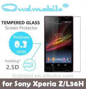 Hd kính cường lực rõ ràng bảo vệ màn hình cho Sony c/<span class=keywords><strong>Xperia</strong></span> <span class=keywords><strong>S</strong></span>/lt26i 0.3mm tròn cạnh - Product Image 1