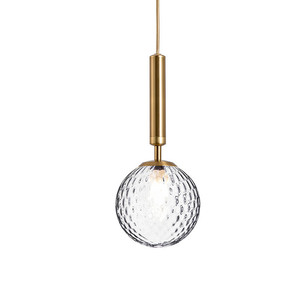 最新设计雨滴迷你悬挂圆形 led 玻璃球枝形吊灯 - Product Image 1