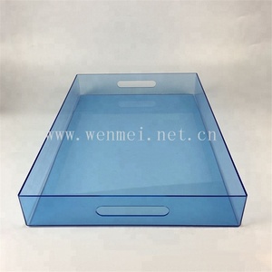 定制方形丙烯酸托盘透明丙烯酸托盘 - Product Image 4