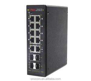 Industrial Managed All-Gigabit Power <strong>Over</strong> <strong>Ethernet</strong> (PoE) Plus - Switch 8 Poe Ports ONV-IPS33148PFM - Product Image 2