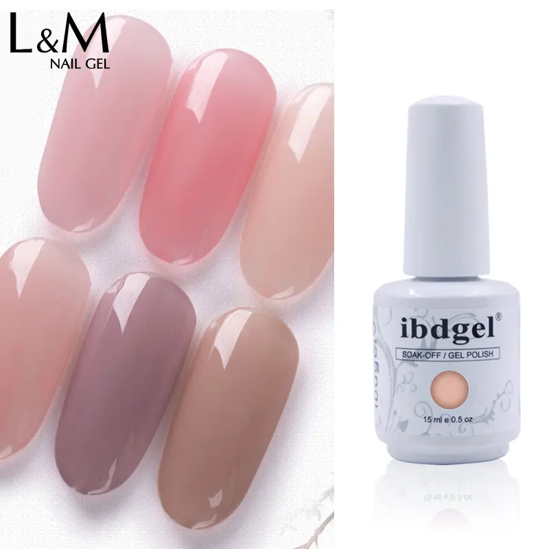 Ibdgel gel uv de alta qualidade fácil off Esmalte duro extensão de unhas de gel polonês gel