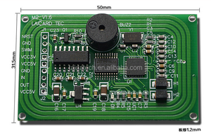 Lettore RFID attivo a lungo raggio Taidacent 13.56mhz modulo RFID a lungo raggio RS232 TTL lettore di schede di controllo accessi porta seriale