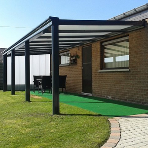 New Zealand Style Sturdy Aluminium Polycrabonate Balcony Car Awning Patio <strong>Rain</strong> <strong>Cover</strong> - Product Image 1