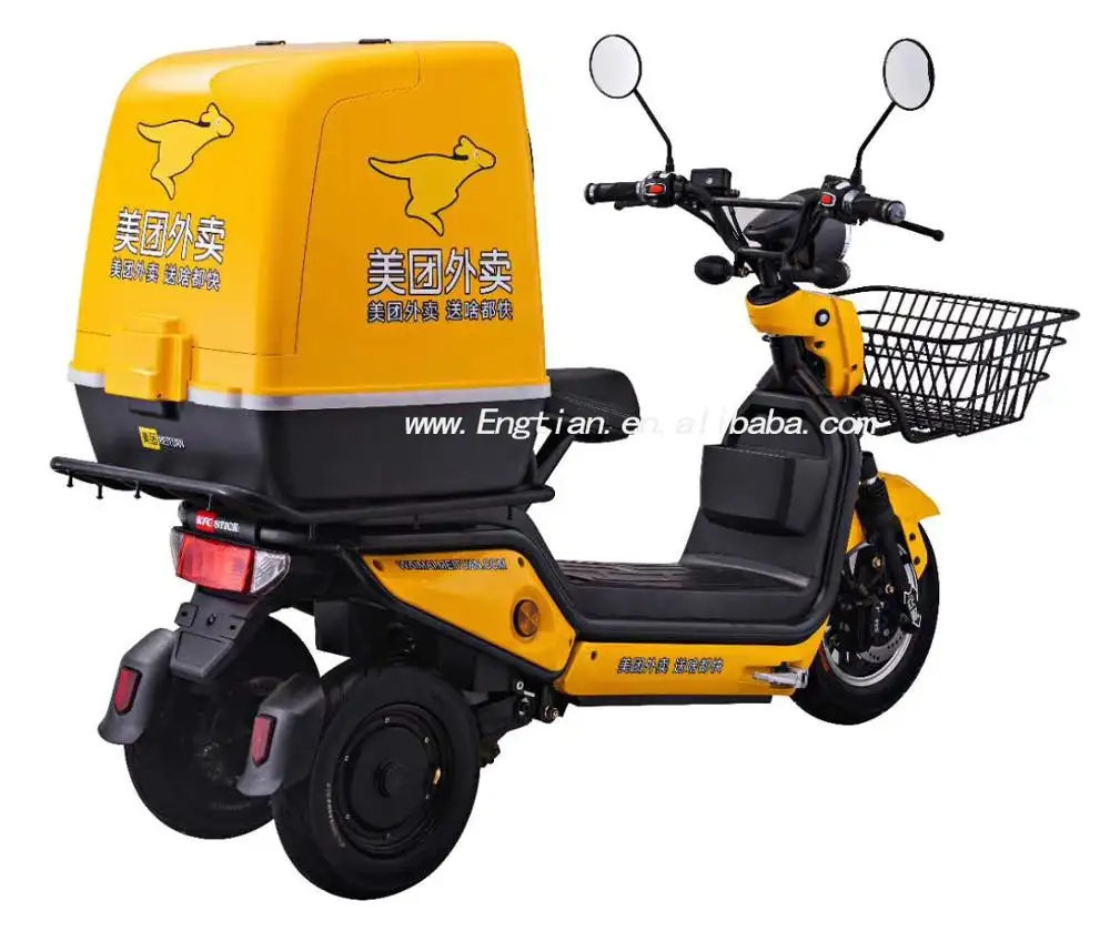 2019 veloce di Consegna cibo Triciclo Elettrico con Grande Scatola Posteriore