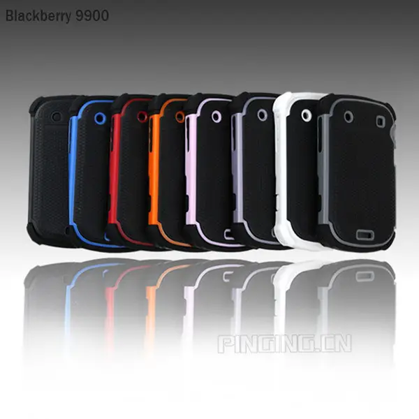 Hot Sale Fußball strukturierte Fall volles Gehäuse für Blackberry Bold 9900, Hardcase für Blackberry Bold 9900