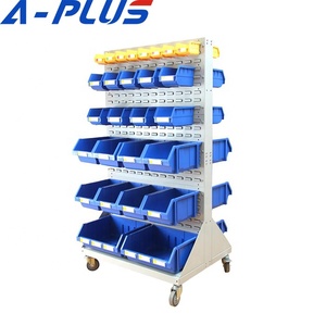Kutuları asmak panjur paneli depo raf Metal depolama rafları - Product Image 5