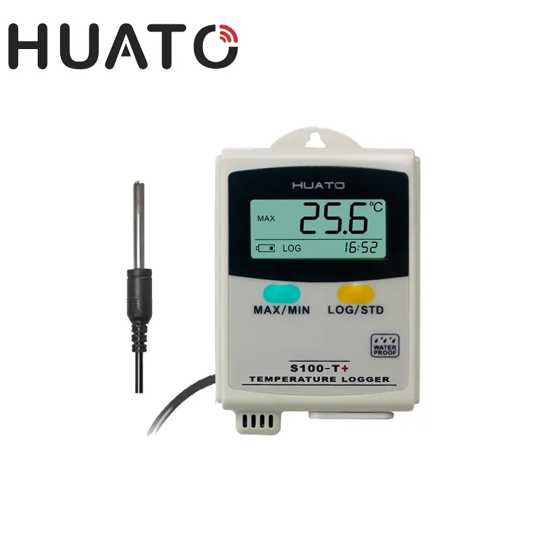 Di alta Precisione di Temperatura Logger Strumenti Registratore di Temperatura Termometro Con 3m Filo Esterno