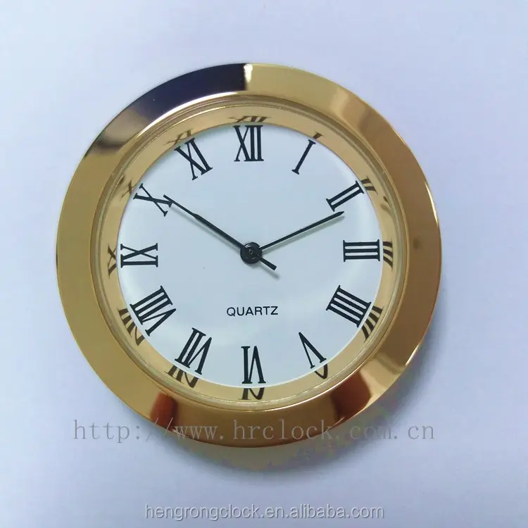 Relógio de 37mm com inserção de relógio, relógio de 37mm compatível com relógio dourado, prata, números árabes romanos