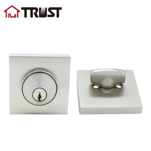 TIN TƯỞNG 4381-S-SN Xi Lanh Đơn Quảng Trường Rose Chốt Cửa Với SC Key Satin Nickel Kết Thúc - Product Image 5