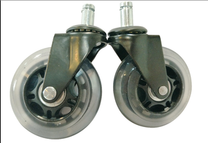 कार्यालय चेयर कैस्टर पहियों सर्वश्रेष्ठ काले 3 इंच डेस्क चेयर व्हील भारी शुल्क फर्नीचर पारदर्शी pccster - Product Image 3