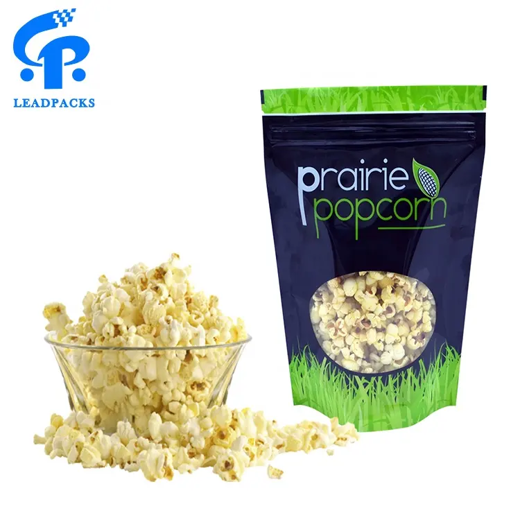 Saco de embalagem de embalagem de alimentos, barato personalizado, lanche, saco de embalagem de popcorn plástico