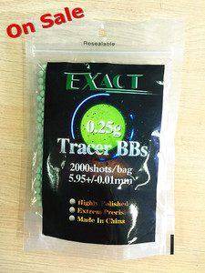 Big Sale 0.25g <strong>Tracer</strong> 6mm Exact air Soft <strong>Toy</strong> air Soft bbs Gun