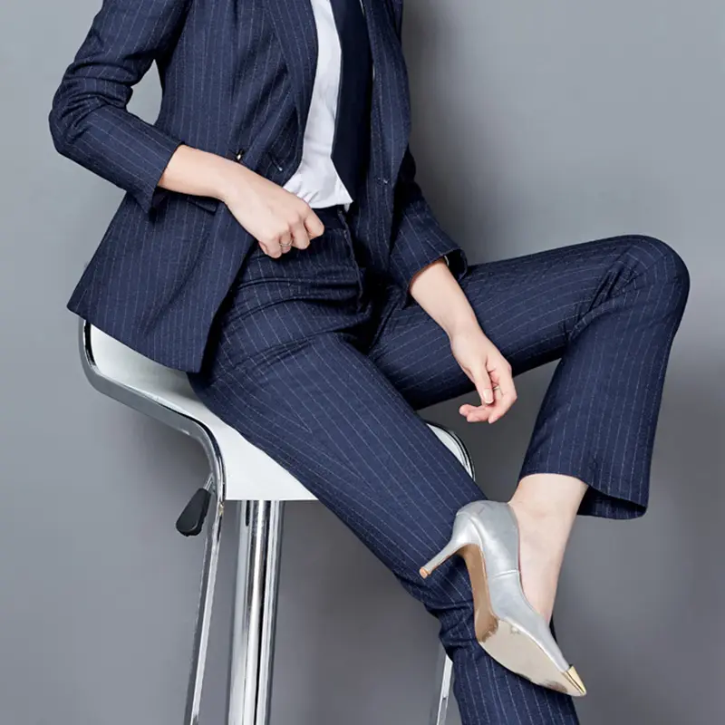 Produttore fornitore professione Business Suit Slim Fit Business abbigliamento da lavoro pantaloni da donna