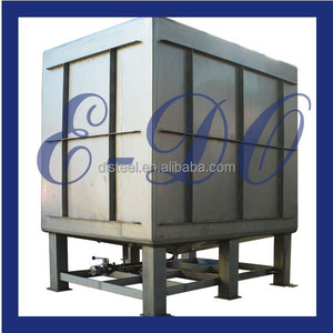 Paslanmaz çelik kübik ibc tankı/tank konteyner/tot tankı 1000 litre