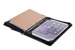 Danh Mục Đầu Tư Họa Tiết Cá Sấu Chuyên Nghiệp Với Bìa Gập 3 Vòng Với Bìa Kẹp Kích Thước Chữ Cho iPad Pro 12.9 Inch Có Khóa Kéo - Product Image 4