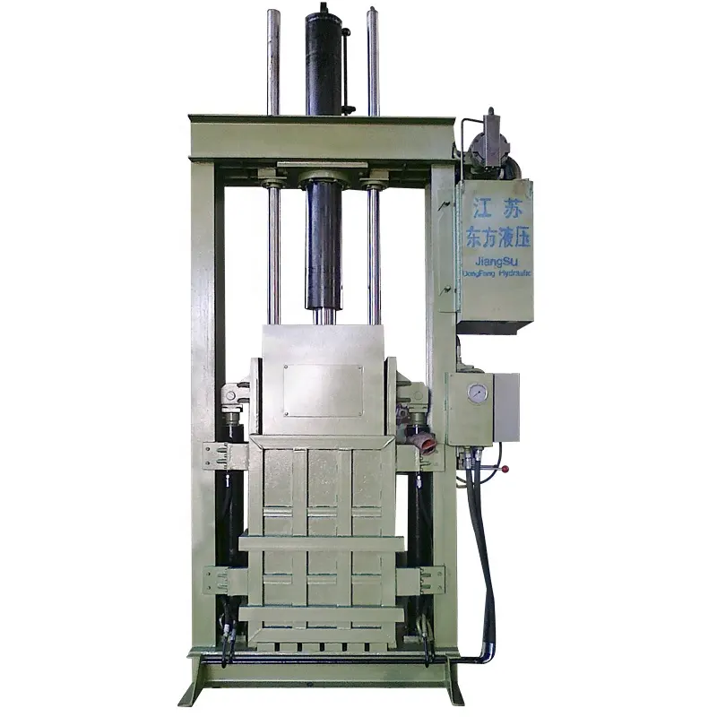 Máquina de embalaje de prensa hidráulica para reciclaje de papel, tela, lana